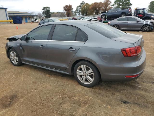 3VW637AJ0EM209161 - 2014 VOLKSWAGEN JETTA HYBRID GRAY photo 2