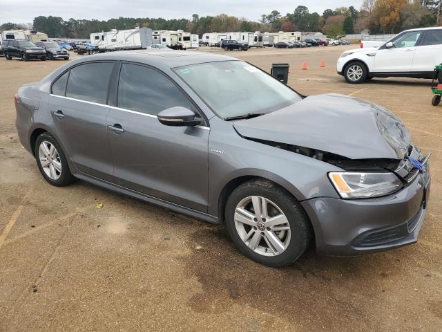 3VW637AJ0EM209161 - 2014 VOLKSWAGEN JETTA HYBRID GRAY photo 4