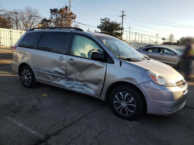 5TDZA23C64S206030 - 2004 TOYOTA SIENNA CE SILVER photo 4