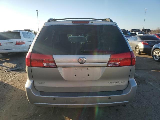 5TDZA23C64S206030 - 2004 TOYOTA SIENNA CE SILVER photo 6