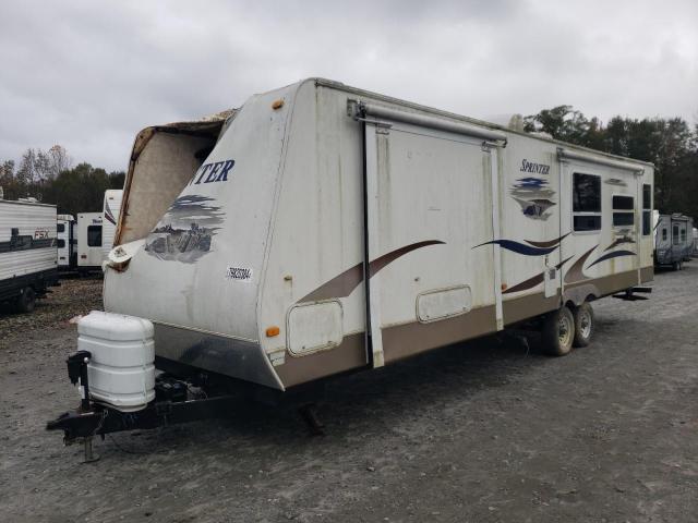 4YDT3102171533195 - 2007 KEYSTONE SPRINTER WHITE photo 2