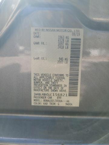 1N4BL4BV5LC156821 - 2020 NISSAN ALTIMA S CHARCOAL photo 13