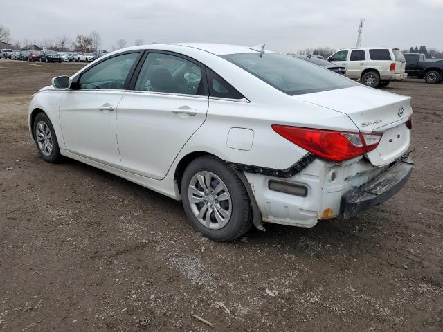 5NPEB4AC5CH492421 - 2012 HYUNDAI SONATA GLS WHITE photo 2