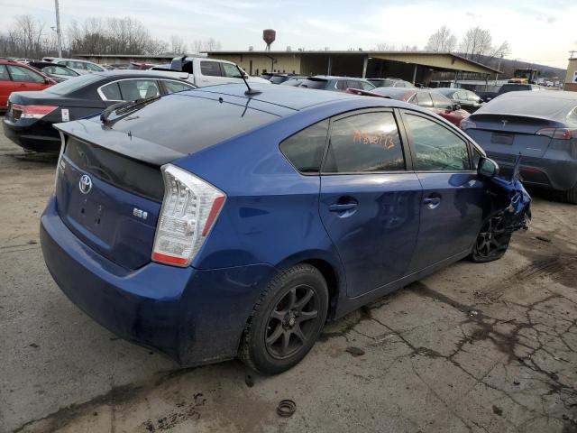 JTDKN3DU3A0213552 - 2010 TOYOTA PRIUS BLUE photo 3