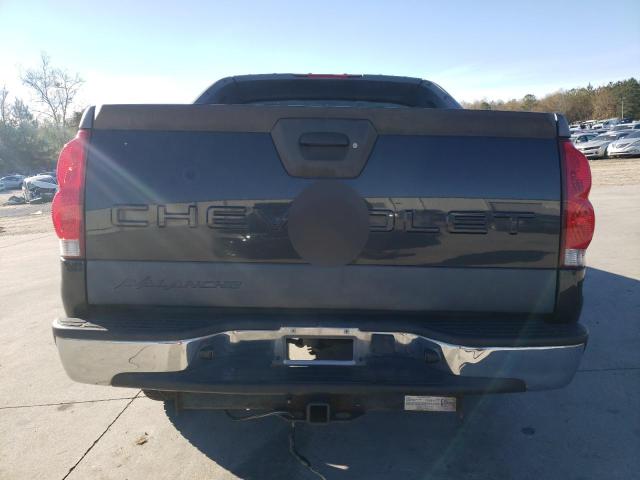 3GNEC12T34G151658 - 2004 CHEVROLET AVALANCHE C1500 BLACK photo 6