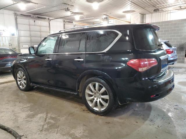 JN8AZ2NE6B9007483 - 2011 INFINITI QX56 BLACK photo 2