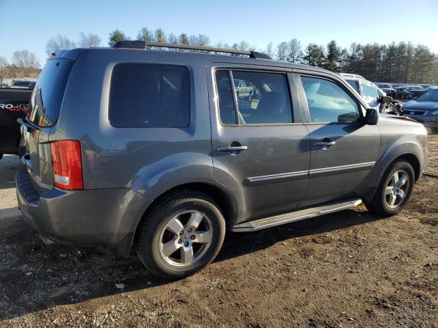 5FNYF4H67BB001832 - 2011 HONDA PILOT EXL GRAY photo 3