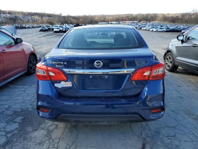 3N1AB7AP9KY222762 - 2019 NISSAN SENTRA S BLUE photo 6