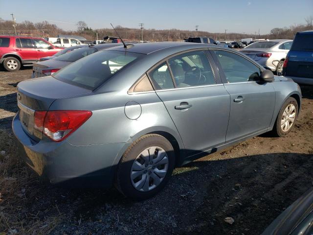 1G1PD5SH7C7315403 - 2012 CHEVROLET CRUZE LS BLUE photo 3