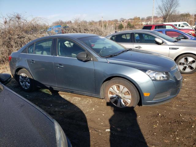 1G1PD5SH7C7315403 - 2012 CHEVROLET CRUZE LS BLUE photo 4