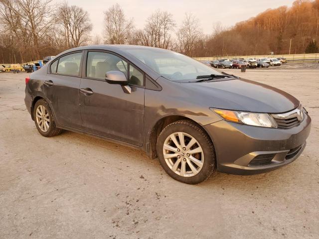 2HGFB2F85CH306982 - 2012 HONDA CIVIC EX GRAY photo 4