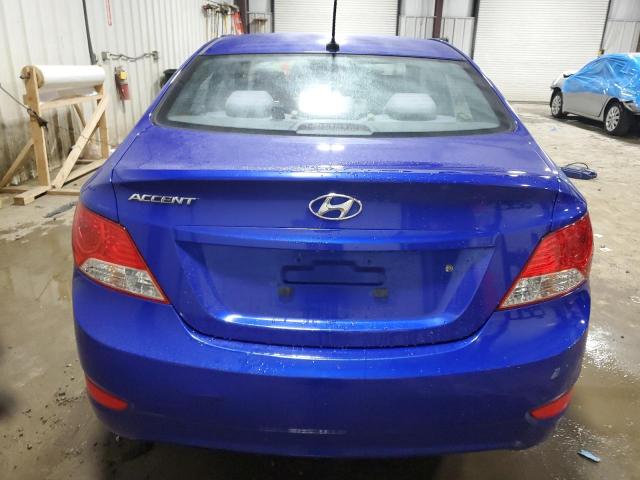 KMHCT4AE8CU068951 - 2012 HYUNDAI ACCENT GLS BLUE photo 6