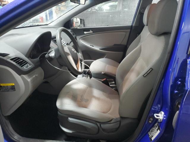 KMHCT4AE8CU068951 - 2012 HYUNDAI ACCENT GLS BLUE photo 7