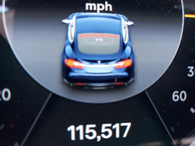 5YJSA1S13EFP43052 - 2014 TESLA MODEL S BLUE photo 8