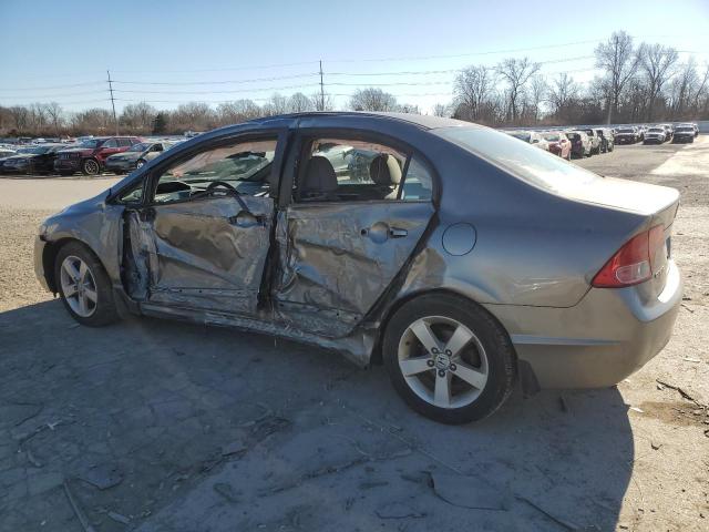 1HGFA16866L128133 - 2006 HONDA CIVIC EX SILVER photo 2