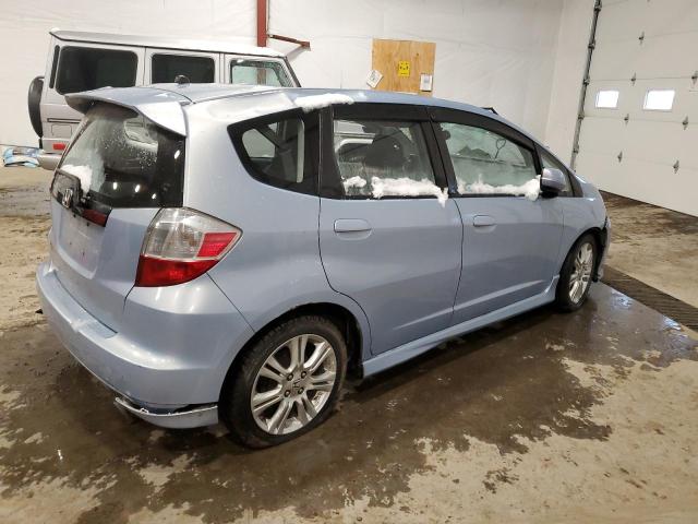 JHMGE88489S048948 - 2009 HONDA FIT SPORT BLUE photo 3