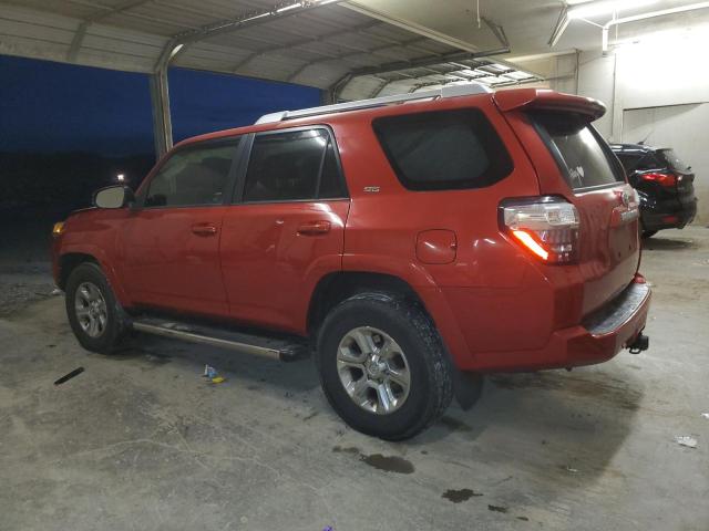 JTEZU5JR2G5129209 - 2016 TOYOTA 4RUNNER SR5 RED photo 2