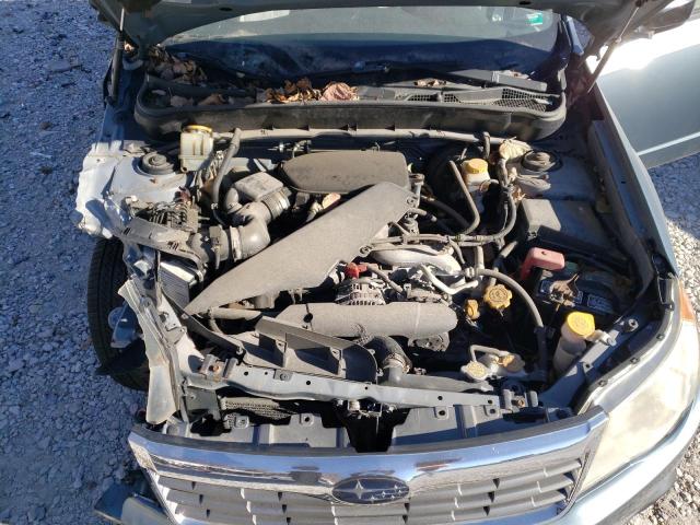 JF2SH6BC1AH773074 - 2010 SUBARU FORESTER XS Синьо-зелений фото 11