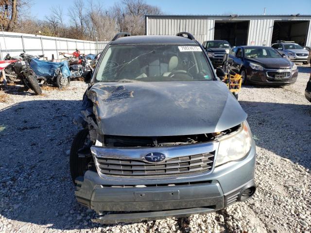 JF2SH6BC1AH773074 - 2010 SUBARU FORESTER XS Синьо-зелений фото 5