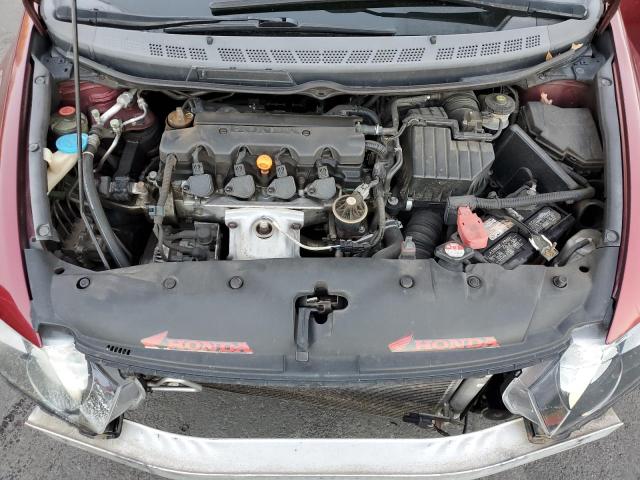 1HGFA16988L091615 - 2008 HONDA CIVIC EXL წითელი ფოტო 11
