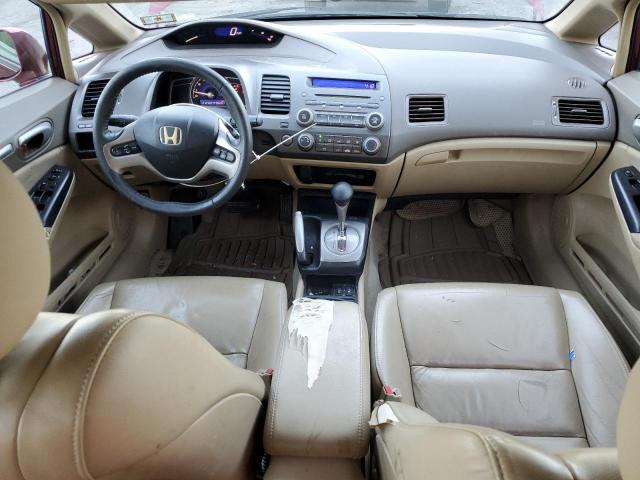 1HGFA16988L091615 - 2008 HONDA CIVIC EXL წითელი ფოტო 8