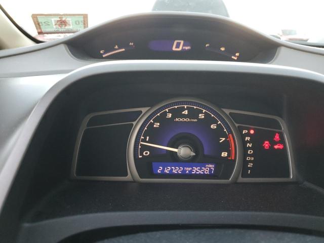 1HGFA16988L091615 - 2008 HONDA CIVIC EXL წითელი ფოტო 9