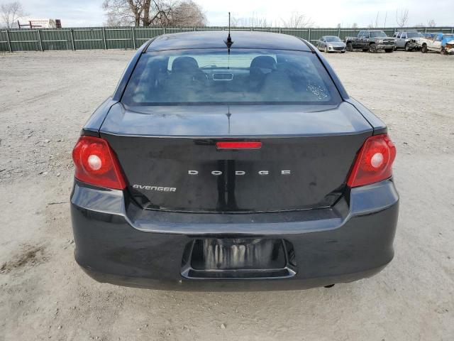 1C3CDZAB6DN730949 - 2013 DODGE AVENGER SE BLACK photo 6