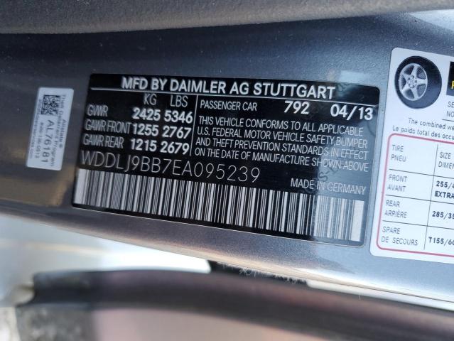 WDDLJ9BB7EA095239 - 2014 MERCEDES-BENZ CLS 550 4MATIC SILVER photo 12