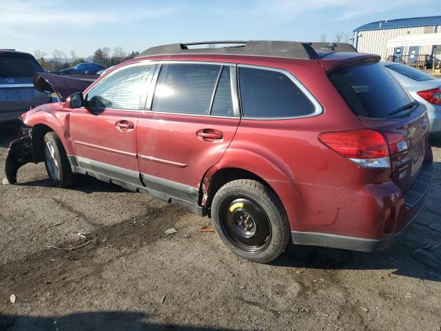 4S4BRBPCXD3304818 - 2013 SUBARU OUTBACK 2.5I LIMITED MAROON photo 2