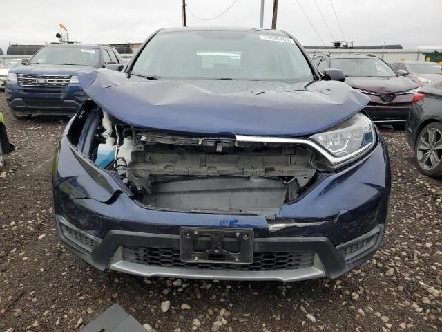 2HKRW5H39KH413168 - 2019 HONDA CR-V LX BLUE photo 5