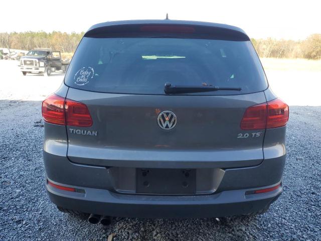 WVGAV3AX6EW609709 - 2014 VOLKSWAGEN TIGUAN S GRAY photo 6