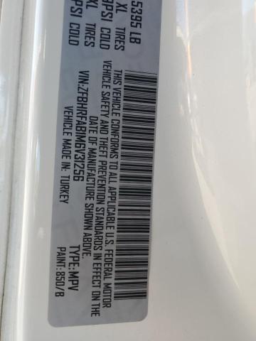 ZFBHRFAB1M6V31256 - 2021 RAM PROMASTER WHITE photo 13