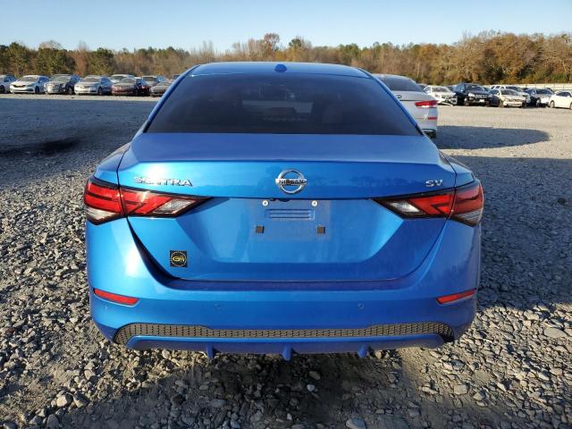 3N1AB8CV5NY312965 - 2022 NISSAN SENTRA SV BLUE photo 6