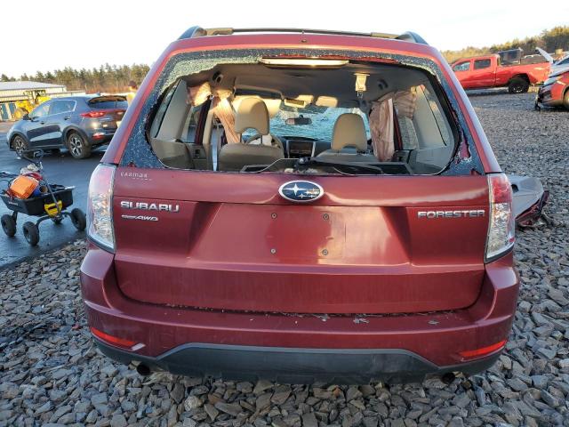 JF2SH6BC7AH797525 - 2010 SUBARU FORESTER XS Qırmızı foto 6