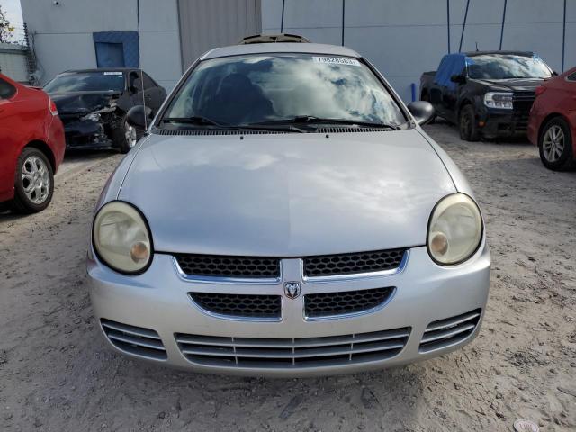 1B3ES56C55D130193 - 2005 DODGE NEON SXT SILVER photo 5