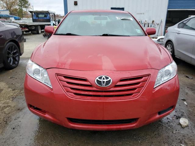 4T1BE46K89U324499 - 2009 TOYOTA CAMRY BASE RED photo 5