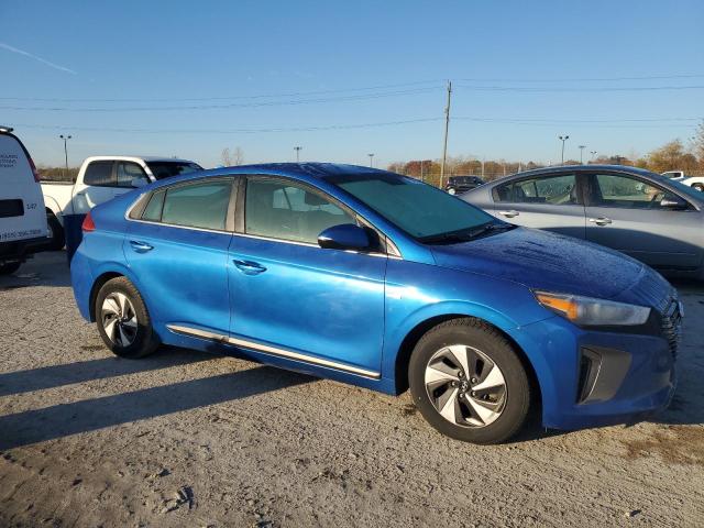 KMHC75LC6HU027814 - 2017 HYUNDAI IONIQ SEL BLUE photo 4