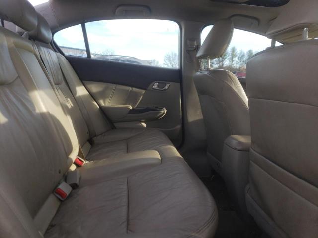 19XFB2F9XCE363696 - 2012 HONDA CIVIC EXL ვერცხლისფერი ფოტო 10