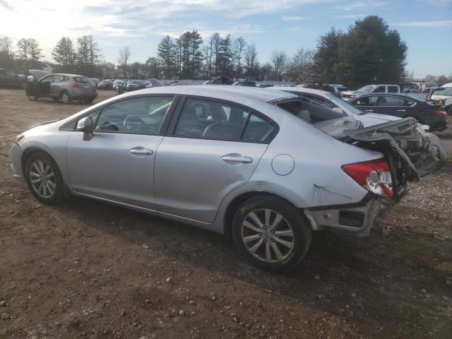 19XFB2F9XCE363696 - 2012 HONDA CIVIC EXL ვერცხლისფერი ფოტო 2