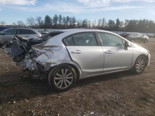 19XFB2F9XCE363696 - 2012 HONDA CIVIC EXL ვერცხლისფერი ფოტო 3