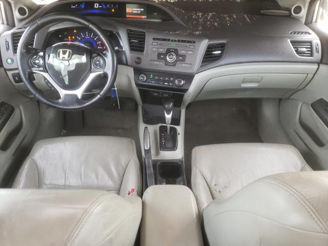19XFB2F9XCE363696 - 2012 HONDA CIVIC EXL ვერცხლისფერი ფოტო 8