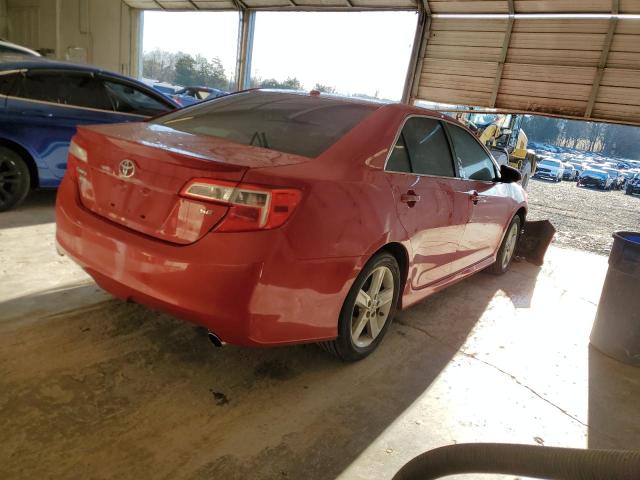 4T1BF1FK3CU562540 - 2012 TOYOTA CAMRY BASE RED photo 3