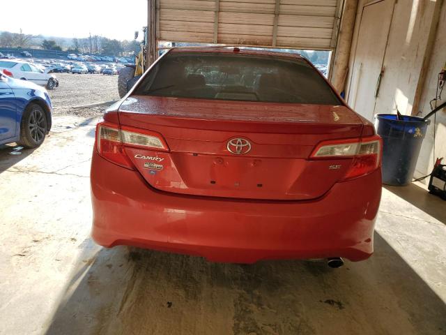 4T1BF1FK3CU562540 - 2012 TOYOTA CAMRY BASE RED photo 6