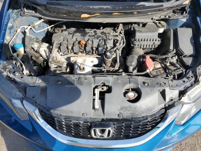 2HGFB2F89DH514221 - 2013 HONDA CIVIC EX BLUE photo 11