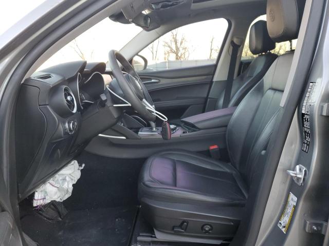 ZASPAKBNXK7C59502 - 2019 ALFA ROMEO STELVIO TI GRAY photo 7