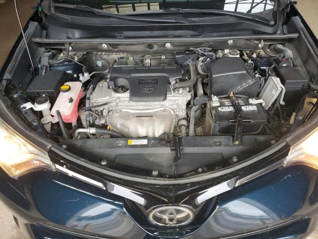 2T3RFREV1HW625108 - 2017 TOYOTA RAV4 XLE BLUE photo 12