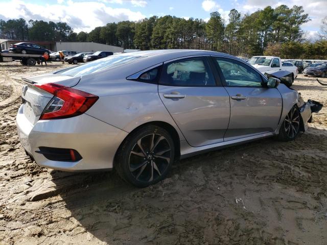 2HGFC2F86LH503138 - 2020 HONDA CIVIC SPORT SILVER photo 3