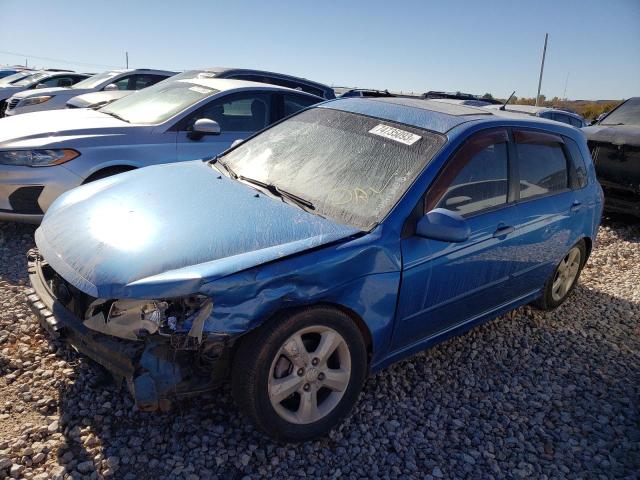 KNAFE161185011571 - 2008 KIA SPECTRA5 5 SX BLUE photo 1