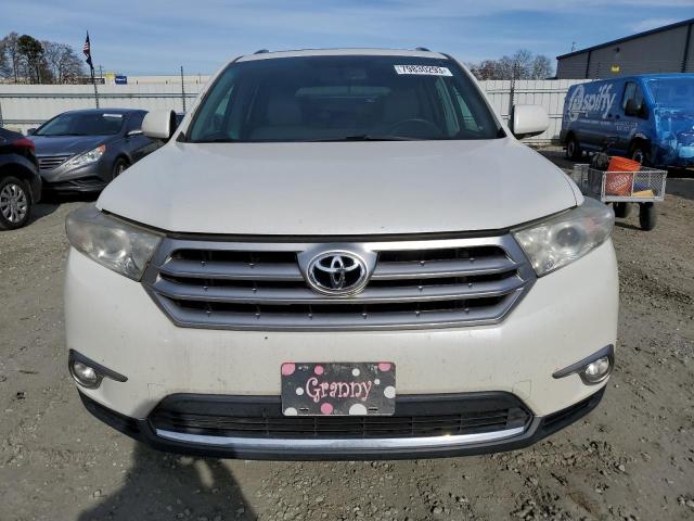 5TDYK3EH5CS083925 - 2012 TOYOTA HIGHLANDER LIMITED WHITE photo 5