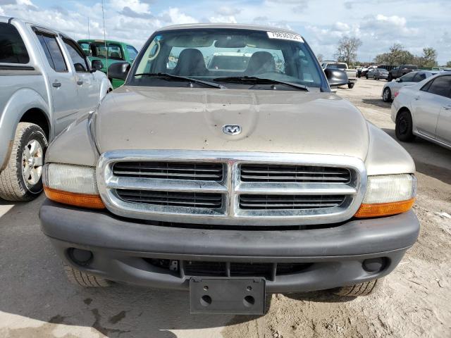 1D7GG16K94S622234 - 2004 DODGE DAKOTA SXT TAN photo 5